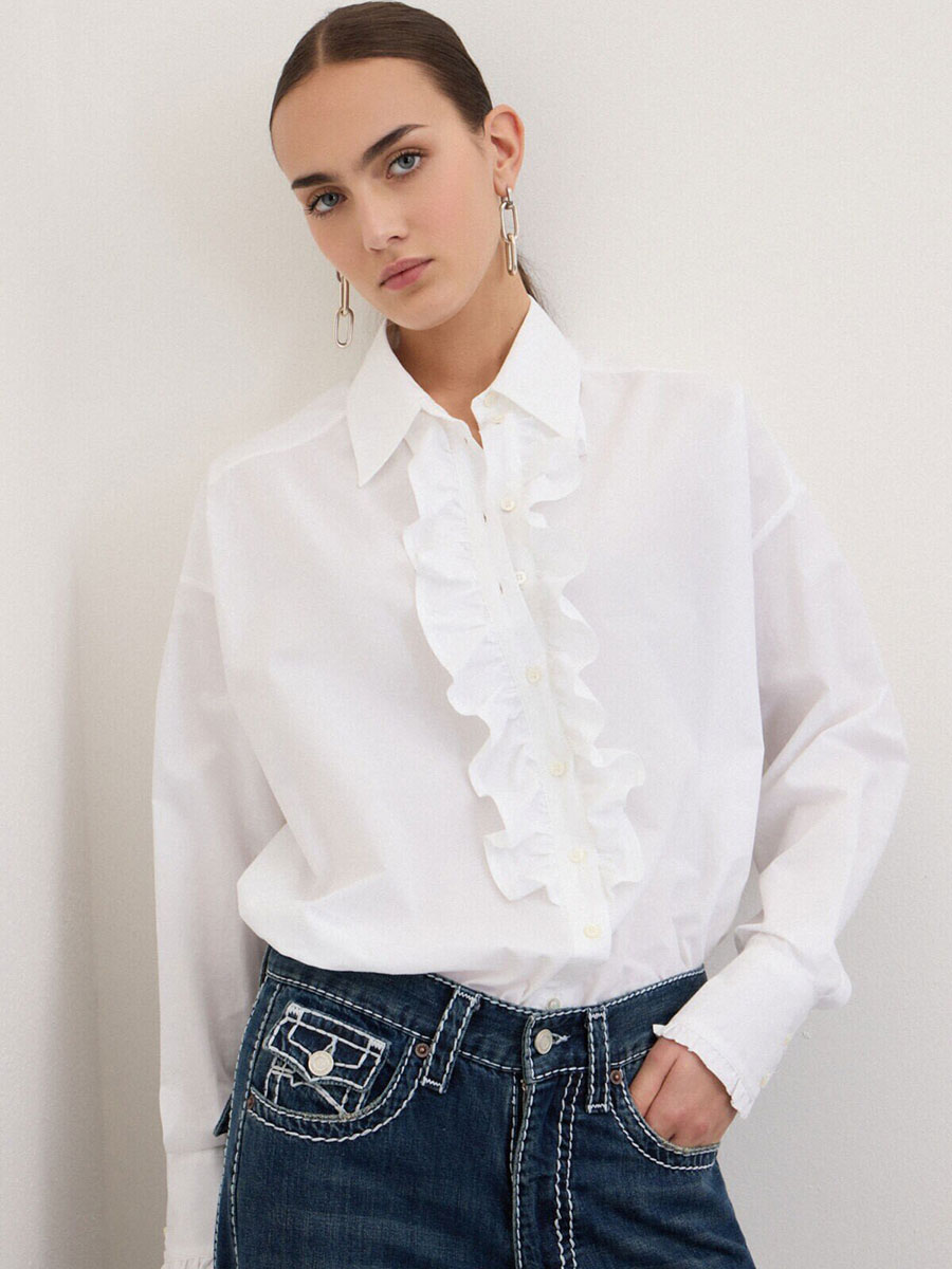 Rüschenbluse von Ottod'Ame