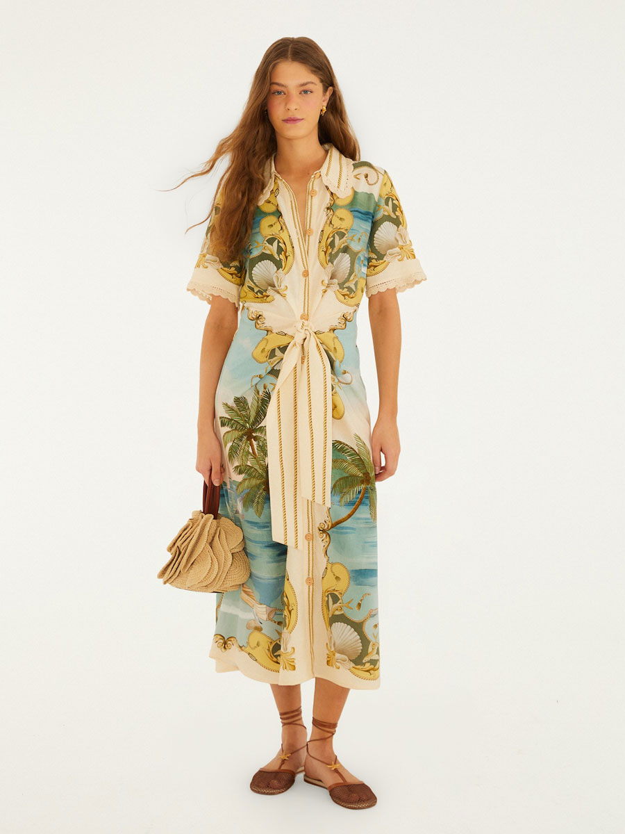 Blusen-Kleid von FARM Rio