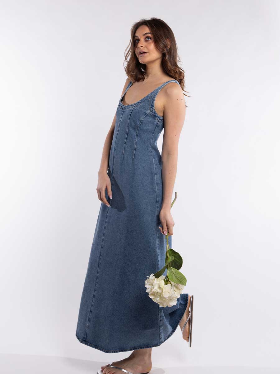 Maxi-Jeanskleid von by Aylin Koenig