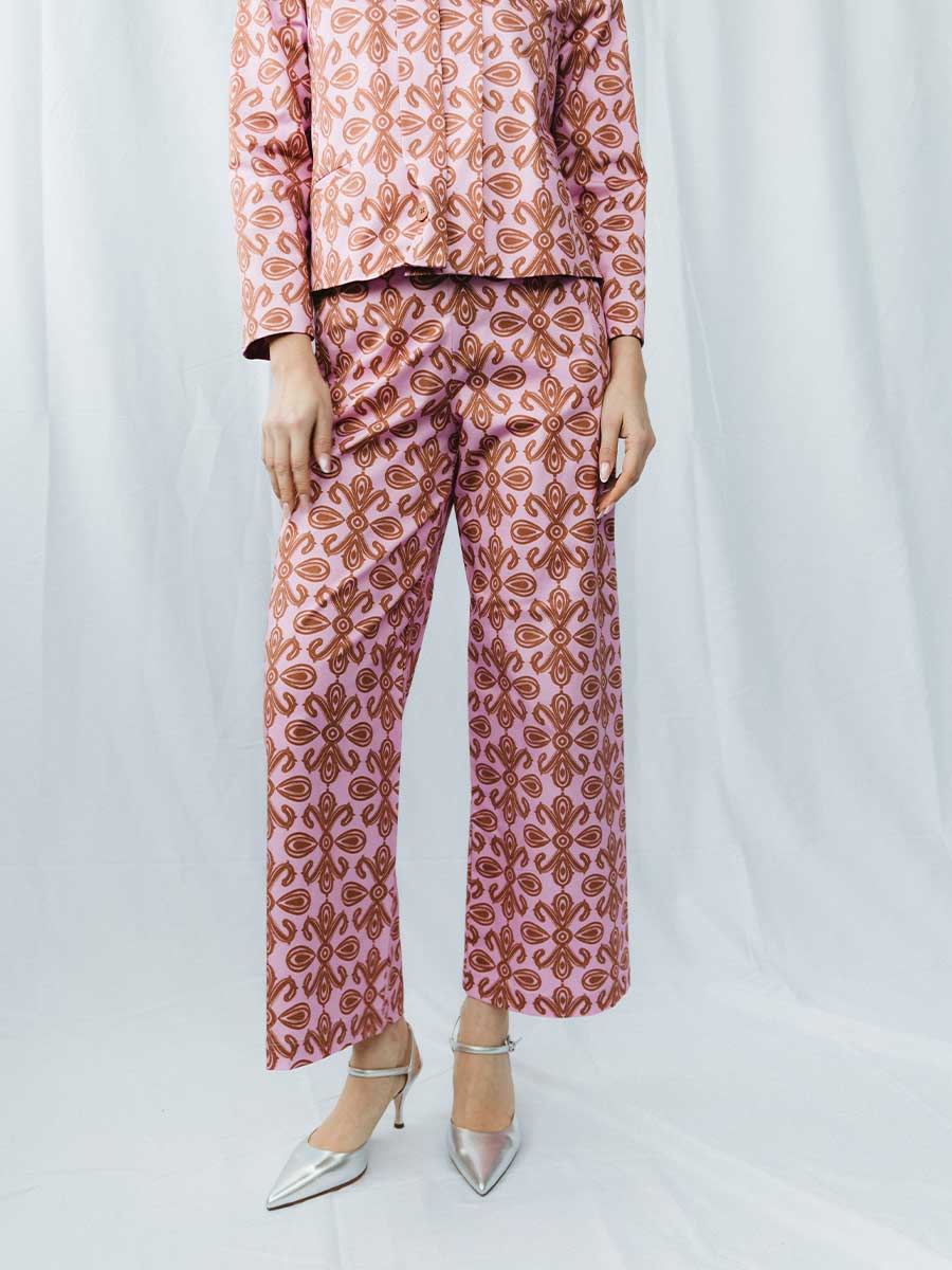 Wide-Leg Hose gemustert von NIU