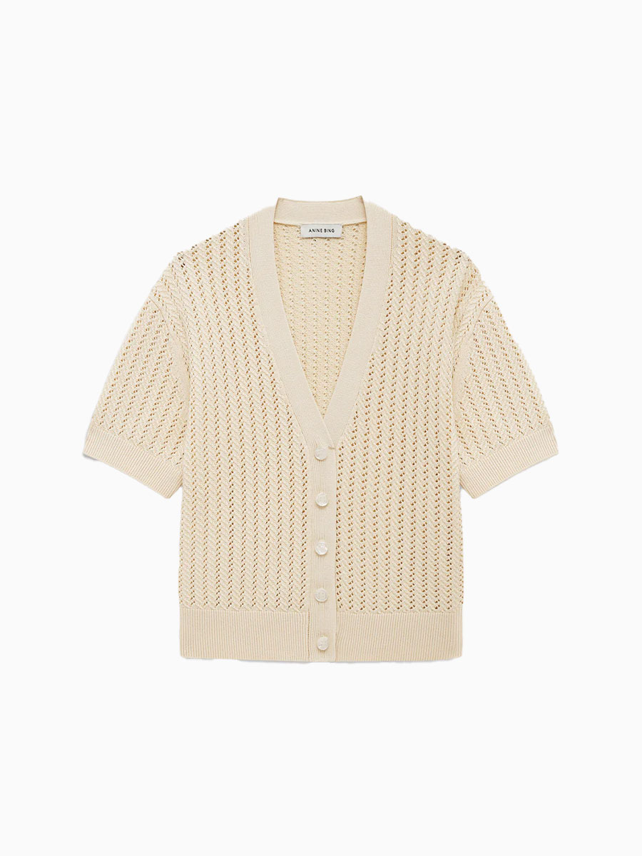 Kurzarm Cardigan FLYNNE von Anine Bing