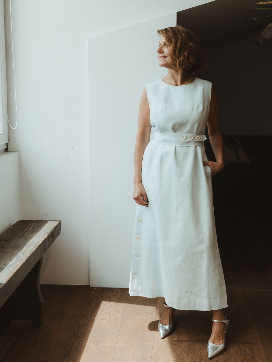 Leinenkleid von OROTON Leinenkleid von OROTON