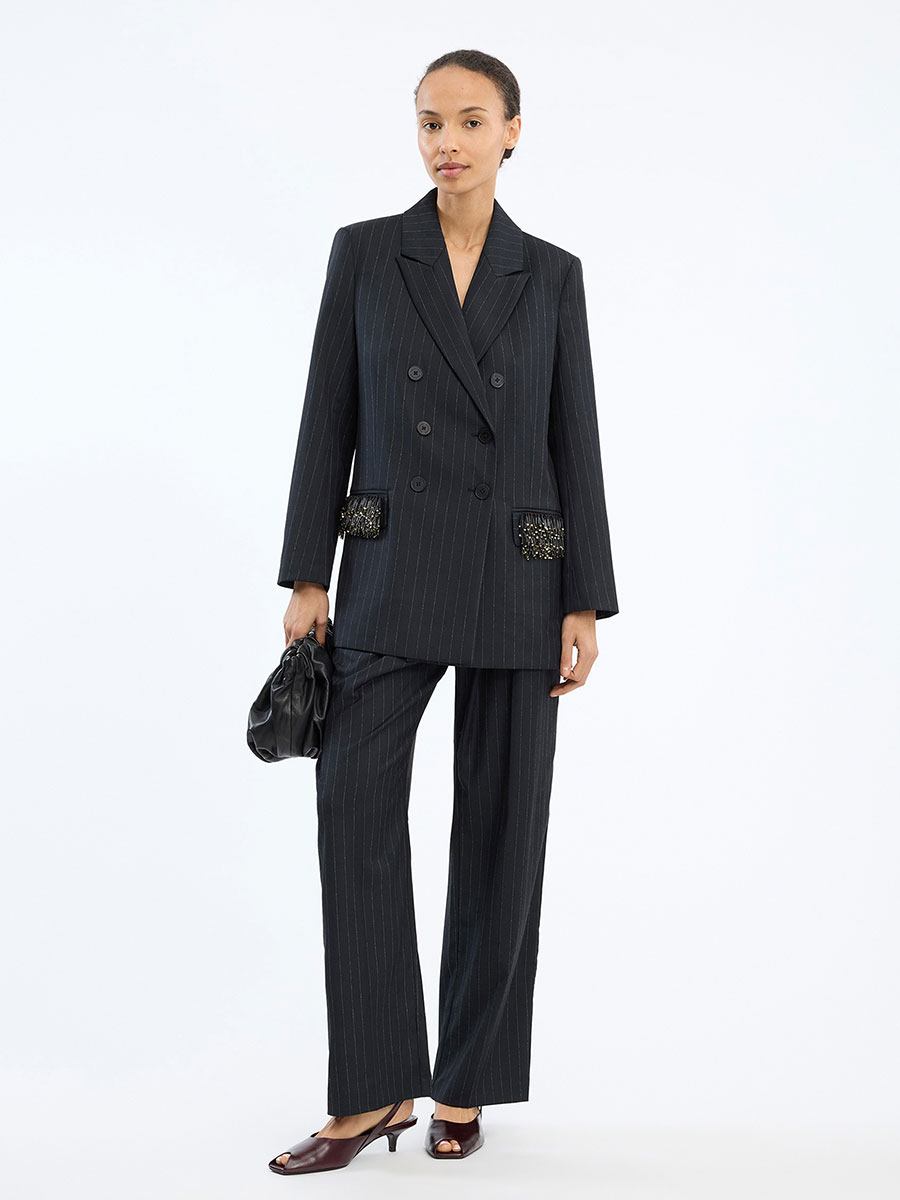 10062734-5 Nadelstreifblazer VIRIONICS von MUNTHE