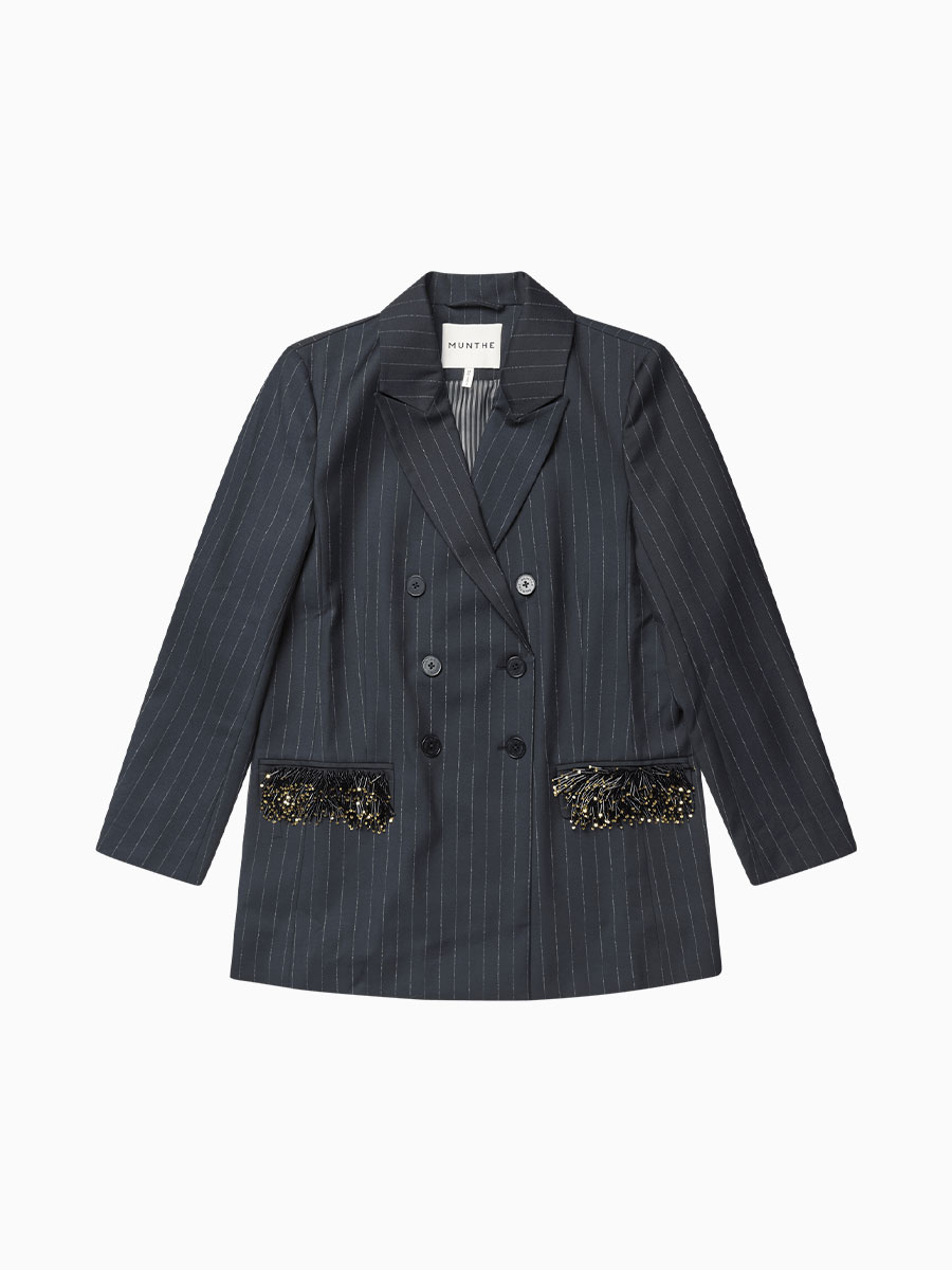 10062734-6 Nadelstreifblazer VIRIONICS von MUNTHE