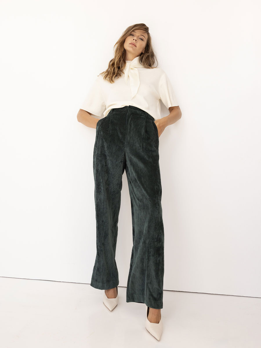 Wide-Leg Cordhose NOA von ROSSI