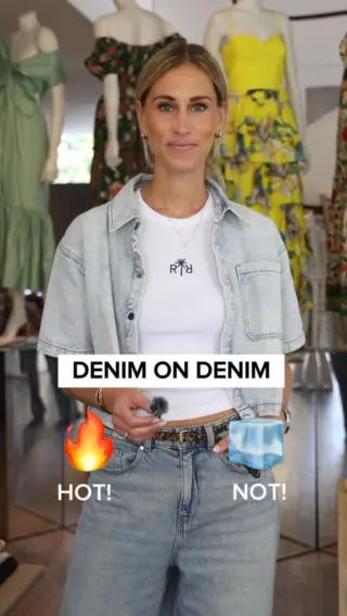 Denim on Denim - doppelt Jeans, doppelt cool? 👖👀
Unsere Mitarbeiterinnen sind sich einig: Der All-Over-Denim-Look ist zurück - und das mit Stil.

Doch wie sehen Sie das? Trend-Comeback mit Statement-Charakter - oder bleibt der Look für Sie ein Relikt der 2000er? 🫣

Jetzt in unserer Story abstimmen! 💬

#reyerlooks #stylecheck #hotornot #denimondenim #jeanslook #reels #reelsi̇nstagram #trendingreels