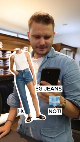 One Leg Jeans - ein Bein Jeans, ein Bein frei. Mutiger Trend oder einfach nur too much? 🫣

Unsere Mitarbeiter:innen sind sich einig: Geht gar nicht! Für sie bleibt’s ein kurzer Hype ohne Chance auf ein echtes Comeback. 🤭

Wie sehen Sie das: Mutiges Fashion-Statement oder absoluter Mode-Fail? Jetzt in unserer Story abstimmen!

#reyerlooks #hotornot #onelegjeans #stylecheck #fashionfail #trendcheck #reels #reelsi̇nstagram #trending #trendingreels #oneleg