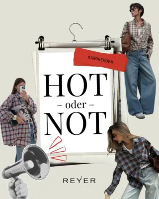 Karo neu gedacht 🔥

Das klassische Karohemd erlebt gerade ein echtes Fashion-Update: von lässig oversized bis hin zu clean & modern gestylt – ein Trend, der aktuell überall auftaucht 👔✨

Doch ist das Revival ein Dauerbrenner oder nur ein kurzer Hype?

Ihre Meinung zählt 👇🏼
Trendpiece oder eher nichts für Ihren Stil?

💬 Verraten Sie es uns in den Kommentaren:
👉🏼 Wie würden Sie ein Karohemd kombinieren?
👉🏼 Oder warum würden Sie darauf verzichten?

Wir freuen uns auf den Austausch mit Ihnen!

#reyerlooks #karohemd #hotornot #modetrends