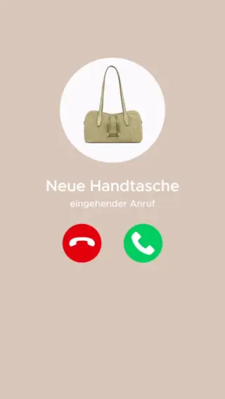 Neue Handtasche ruft an …