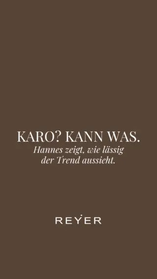 Unsere neuen Herren-Overshirts sind da und bringen genau das richtige Maß an Farbe, Muster und Lässigkeit in die neue Saison. 🍂 Hannes trägt im Reel die rote Variante - erhältlich ist das Overshirt aber auch in Blau. 👀

Kombiniert wird das Ganze natürlich REYER-Style: mit einer karierten Hose von @rossi_pants , Sneakers und unseren neuen, superlässigen Schals. 🧣🤎 Ein Look mit vielen Details, die zusammen einfach funktionieren.

Und ganz ehrlich: Ein Overshirt ist im Herbst einfach ein echtes Styling-Must-have. Ob als leichte Jacke oder als zusätzliches Layer über dem Outfit - easy zu kombinieren und trotzdem alles andere als langweilig. 🍂

Die neuen Overshirts sind exklusiv bei uns im Store in Hallein erhältlich. 🛍️

❤️ oder 🩵 - welche Farbe würden Sie wählen?

#reyerlooks #herrenmode #fallfashion #herbstmode #overshirt