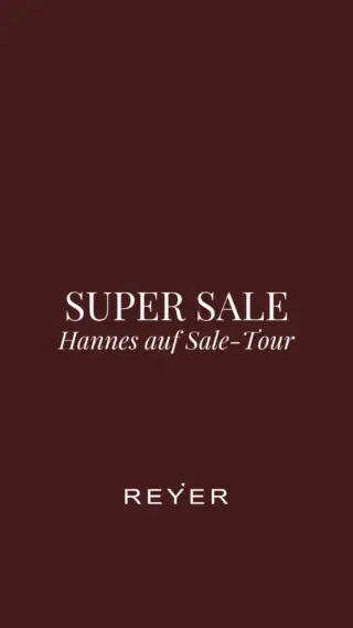 Hannes nimmt Sie mit auf einen Rundgang durch unseren SUPER SALE und zeigt einige der vielen reduzierten Fashion-Pieces. Von Anine Bing, AMI Paris, C.P. Company, Go Franck und vielen weiteren Marken - teilweise mit bis zu -70 %. 👀

Zwei Tage, besondere Designer-Pieces und attraktive Preise.

📅 24. & 25. September
📍 Exklusiv im REYER Store in Hallein

Wir freuen uns auf Ihren Besuch. 🤎

#reyerlooks #supersale #fashionsale